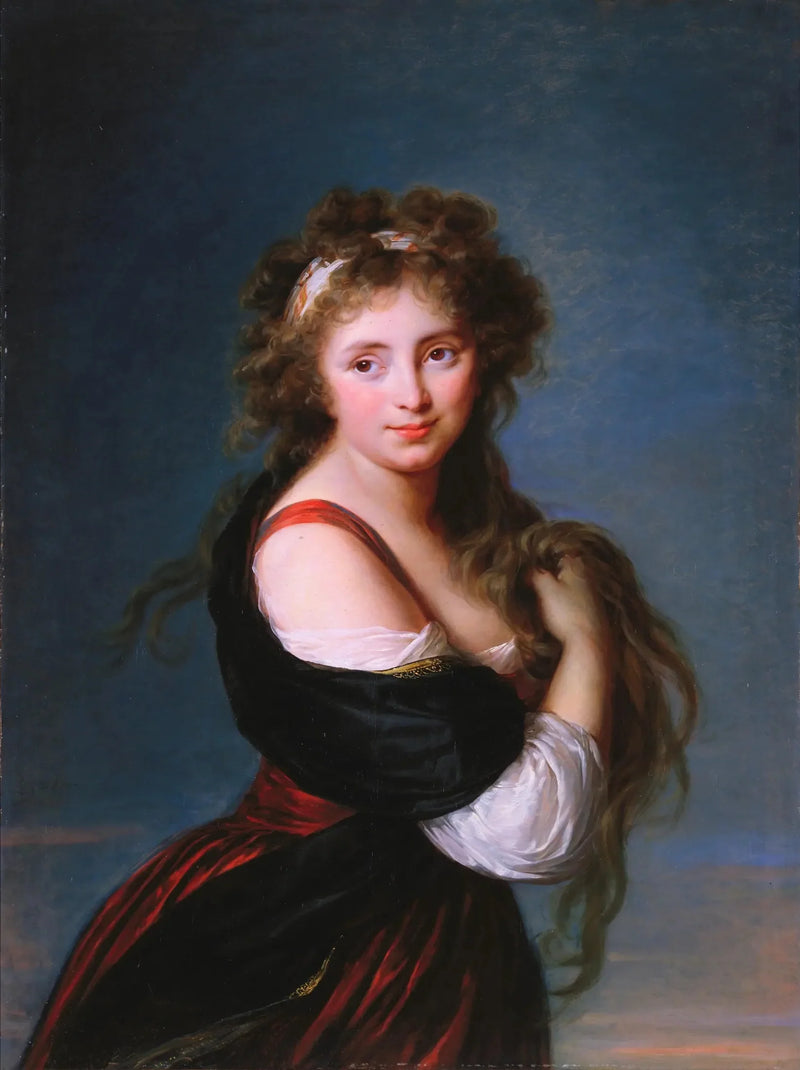 ヒヤシンス・ガブリエル・ローランドの肖像画 - エリザベス・ヴィジェ＝ルブラン

Source:
Portrait de Hyacinthe Gabrielle Roland - Élisabeth Vigée Le Brun