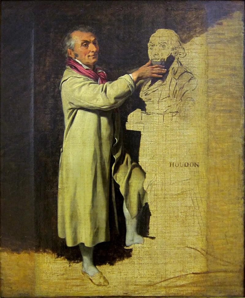 ジャン＝アントワーヌ・ウードンの肖像画、彫刻家 - ルイ＝レオポルド・ボイリー

Source:
Portrait de Jean-Antoine Houdon, sculpteur - Louis-Léopold Boilly
