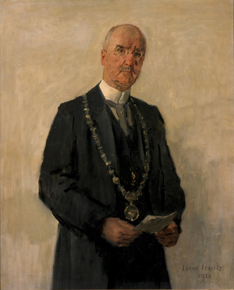 ヨアヒムス・ピーテル・フォッケマ・アンドレアエの肖像（1879-1949）、ユトレヒト市長 - アイザック・イスラエルズ