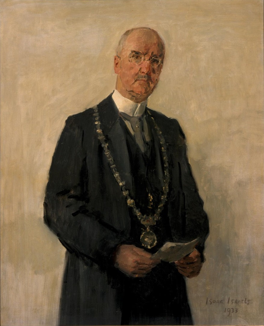 ヨアヒムス・ピーテル・フォッケマ・アンドレアエの肖像（1879-1949）、ユトレヒト市長 - アイザック・イスラエルズ