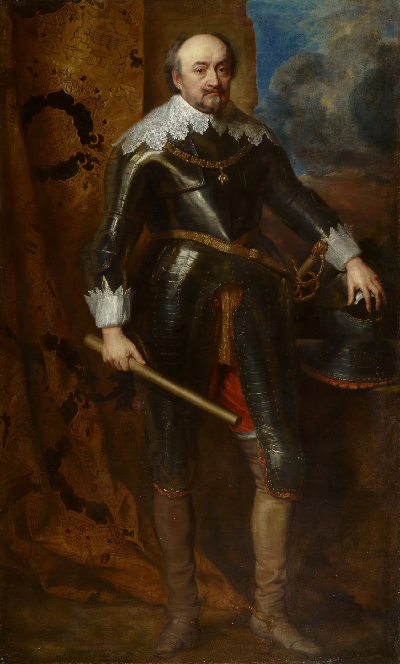 Portrait de Johann VIII, comte de Nassau-Siegen - Antoine van Dyck image 1 tableau peint à l’huile sur toile