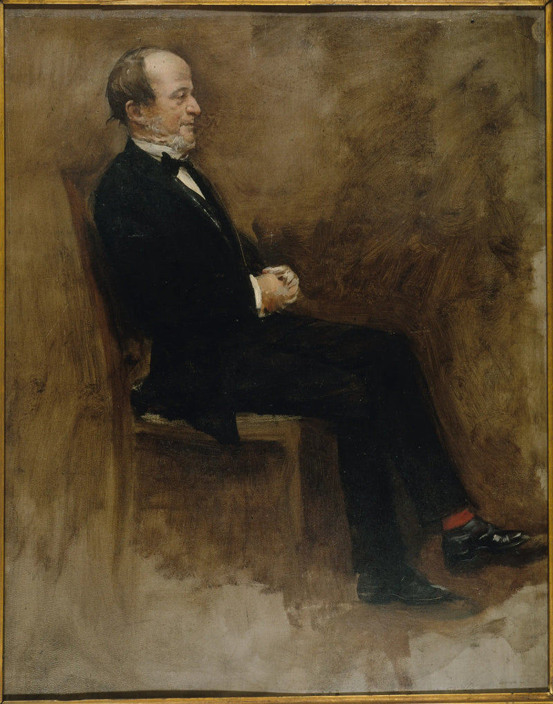 ジョン・ルモワーヌ（1815-1892）の肖像画、ジャーナリスト、「ジャルール・デ・デバ」編集長 - ジャン・ブロー

Source:
Portrait de John Lemoine (1815-1892), publiciste, rédacteur en chef du 