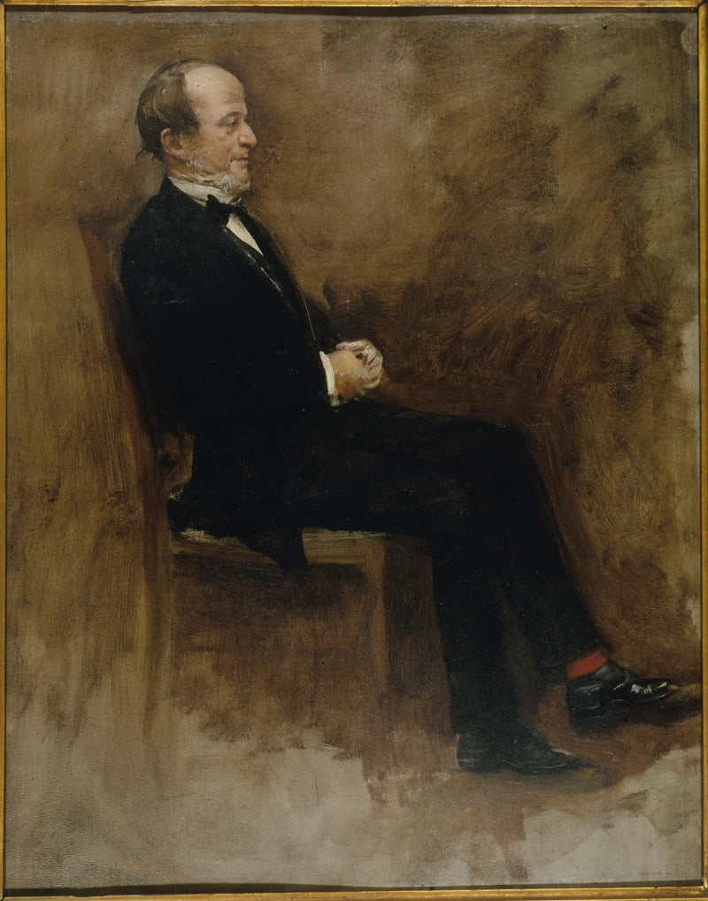ジョン・ルモワーヌ（1815-1892）の肖像画、ジャーナリスト、「ジャルール・デ・デバ」編集長 - ジャン・ブロー

Source:
Portrait de John Lemoine (1815-1892), publiciste, rédacteur en chef du 