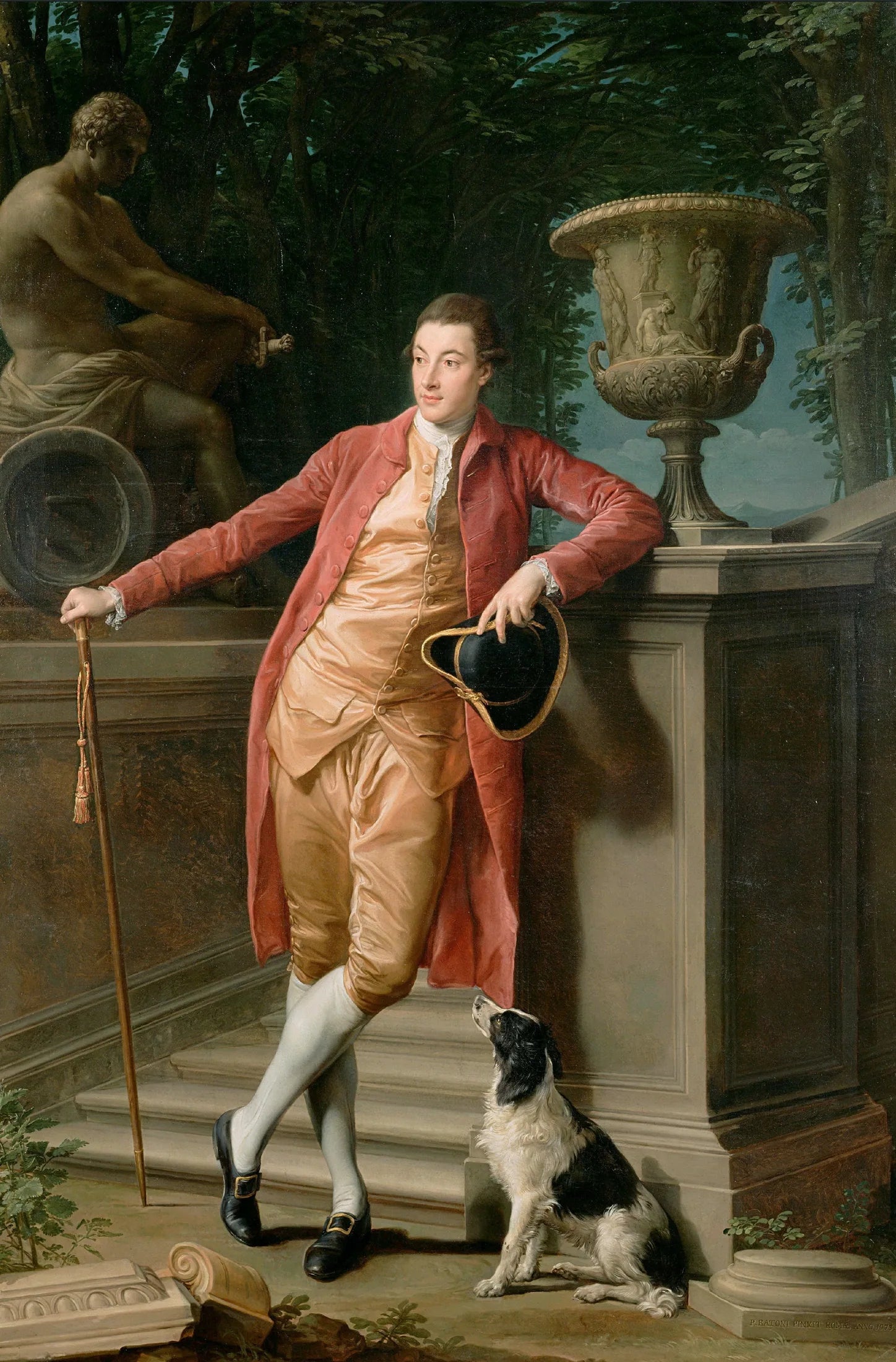 Portrait de John Talbot, futur 1er comte Talbot - Pompeo Batoni image 1 reproduction de peinture à l’huile