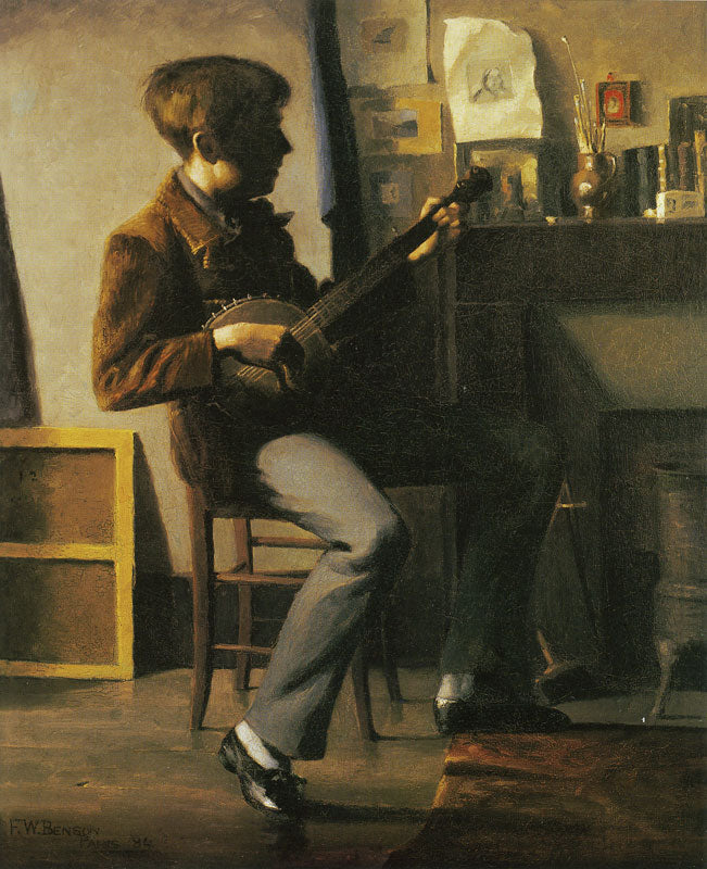Portrait de Joseph Lindon Smith - Frank Weston Benson - Alpha Reproduction