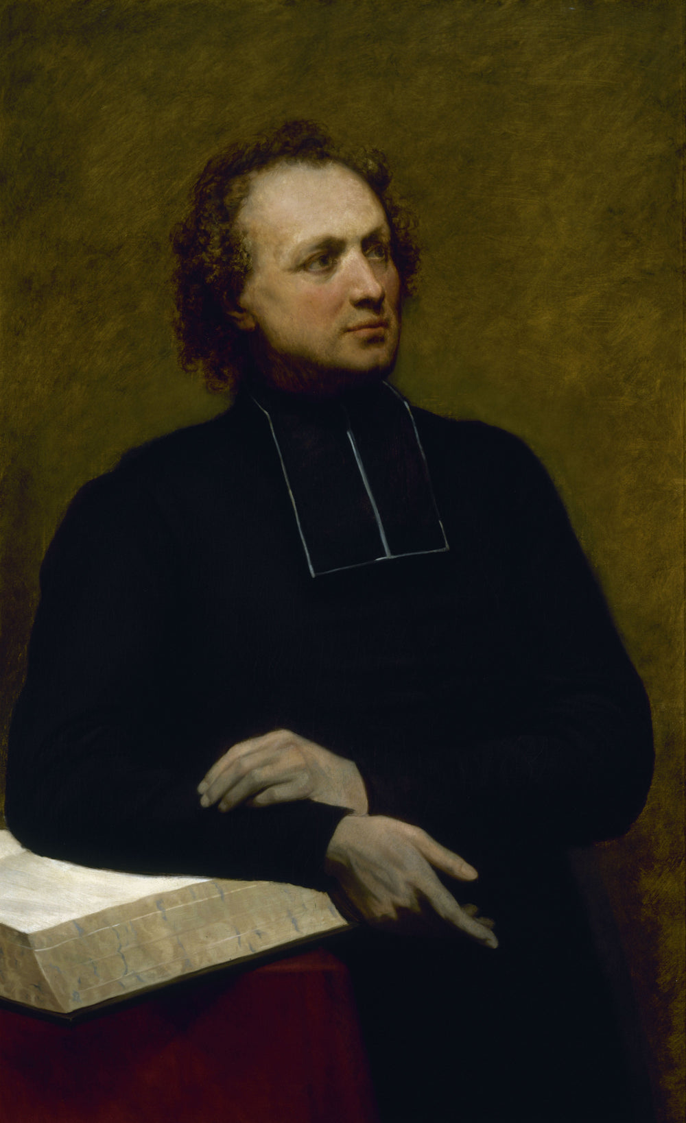 Portrait de l'abbé Gaspard Deguerry - Ary Scheffer image 1 reproduction de peinture à l’huile