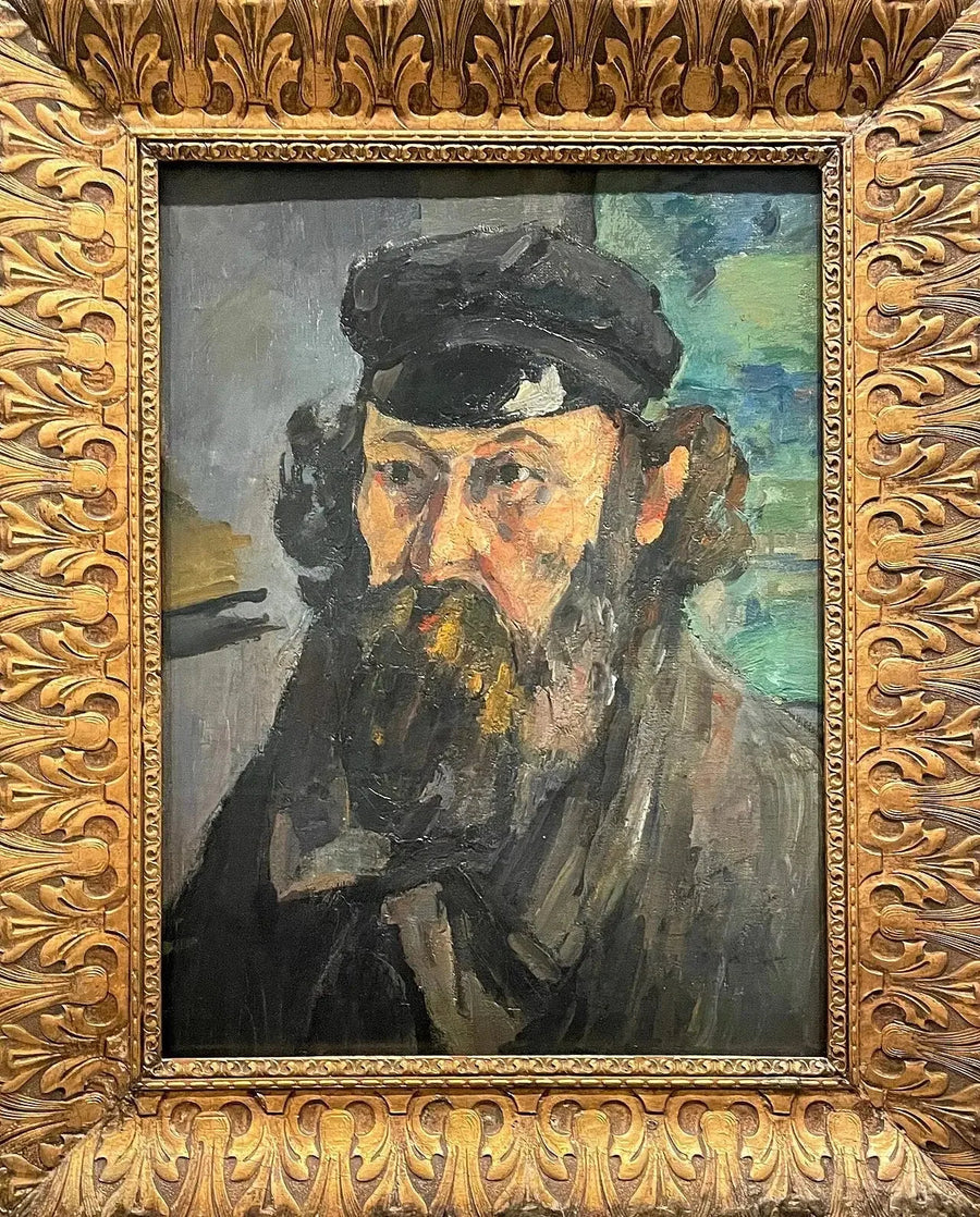 帽子をかぶった画家の肖像 - ポール・セザンヌ