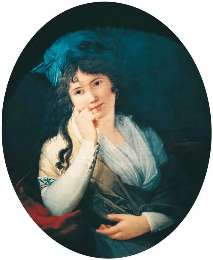 Portrait de l'artiste - Marie-Guillemine Benoist image 1 tableau peint à l’huile sur toile