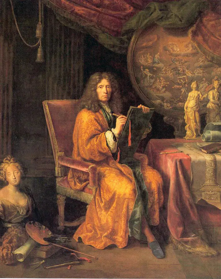 Portrait de l'artiste - Pierre Mignard image 1 reproduction réalisée par Alpha Reproduction