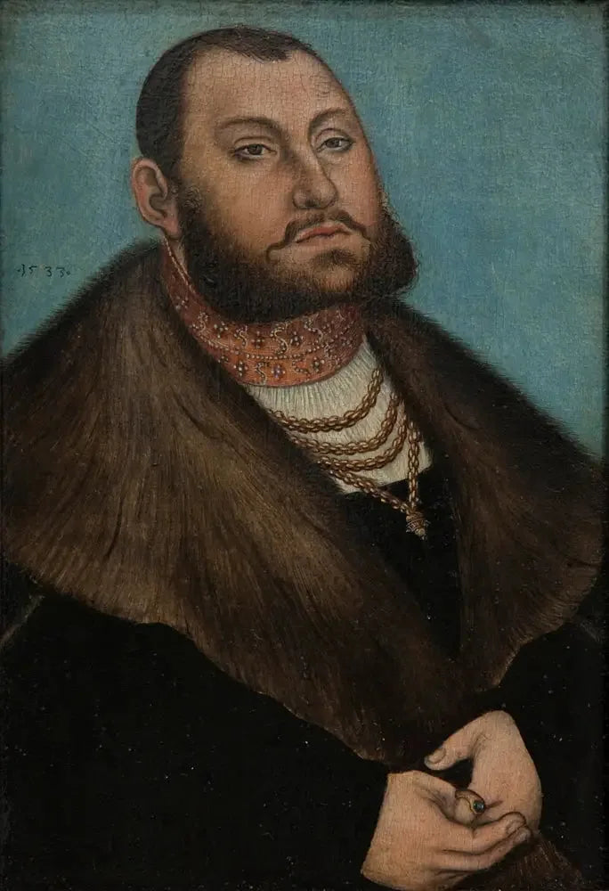 ザクセンの寛大な選挙人ジャン・フレデリックの肖像（1503-1554） - ルーカス・クラナッハ・ザ・エルダー