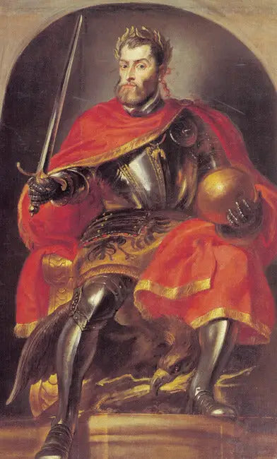 皇帝シャルル5世の肖像（フェルディナンドの入場行進の儀式）、1634-1635年 - ピーテル・パウル・ルーベンス
