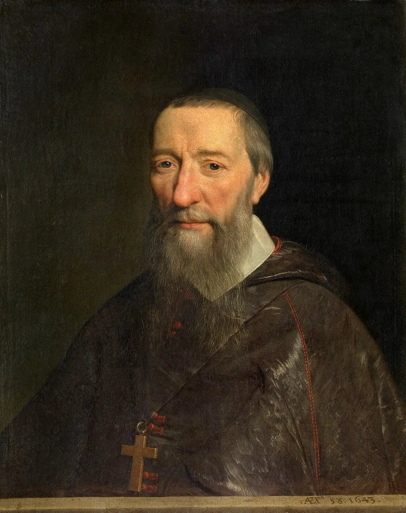 ジャン＝ピエール・カミュ司教の肖像 - フィリップ・ド・シャンパーニュ

Source:
Portrait de l'évêque Jean-Pierre Camus - Philippe de Champaigne