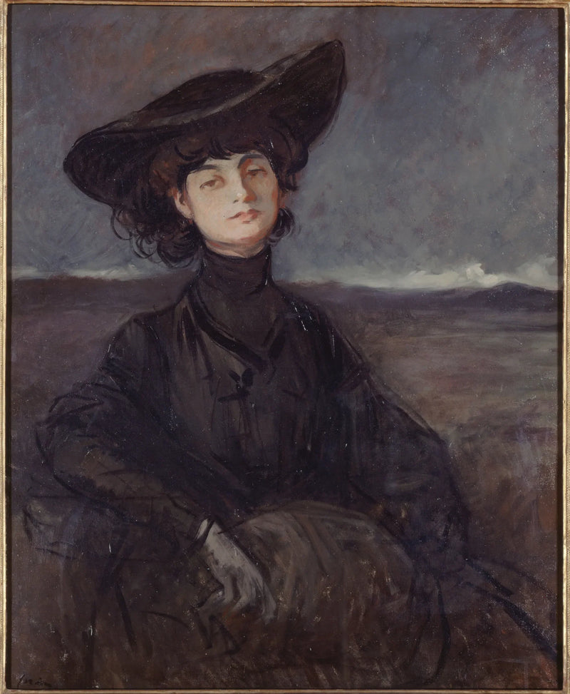 ノアイユ伯爵夫人アンナ・ド・ノアイユ（ブラントヴァン）肖像（1876-1933）、詩人 - ジャン＝ルイ・フォラン