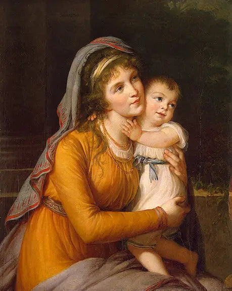 アナ・ストロガノワ伯爵夫人とその息子の肖像画 - エリザベート・ヴィジェ・ル・ブラン

Source:
Portrait de la comtesse Anna Stroganova avec son fils - Élisabeth Vigée Le Brun