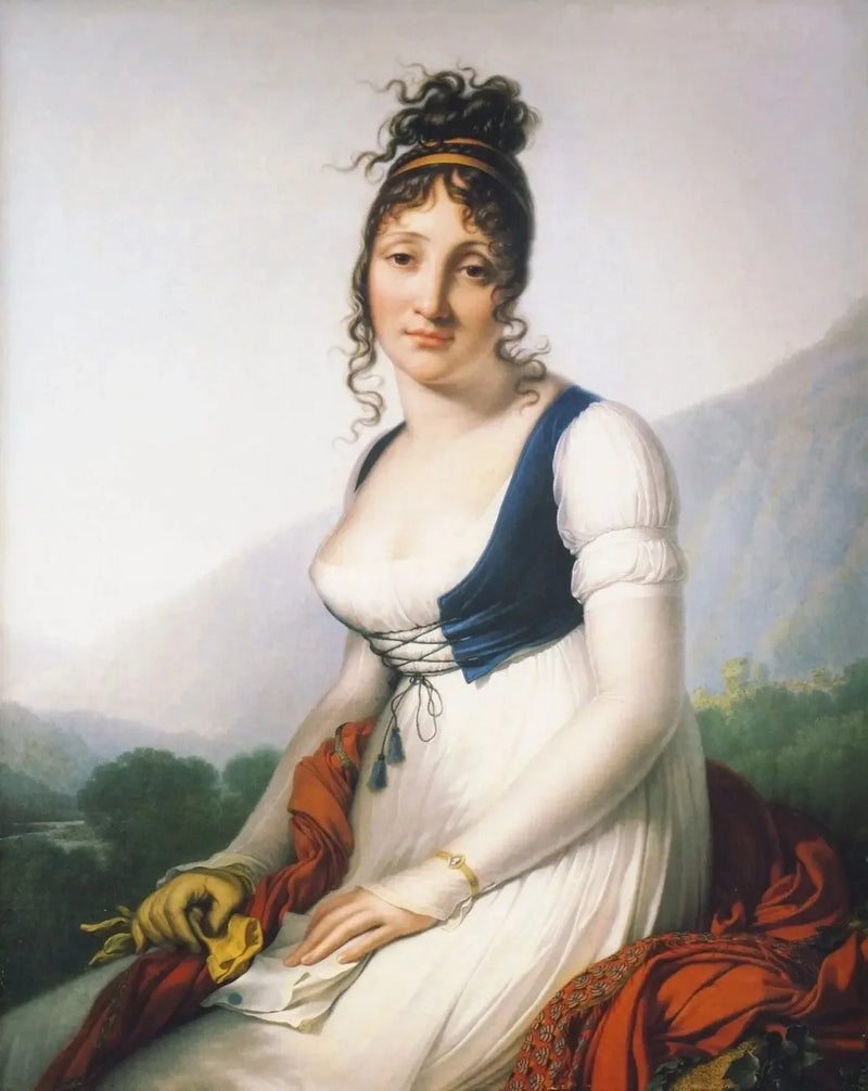 ボンヌヴァル伯爵夫人の肖像 - アンヌ＝ルイ・ジロデ

Source:
Portrait de la comtesse de Bonneval - Anne-Louis Girodet