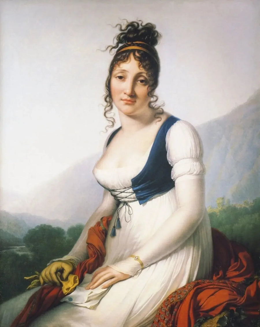ボンヌヴァル伯爵夫人の肖像 - アンヌ＝ルイ・ジロデ

Source:
Portrait de la comtesse de Bonneval - Anne-Louis Girodet