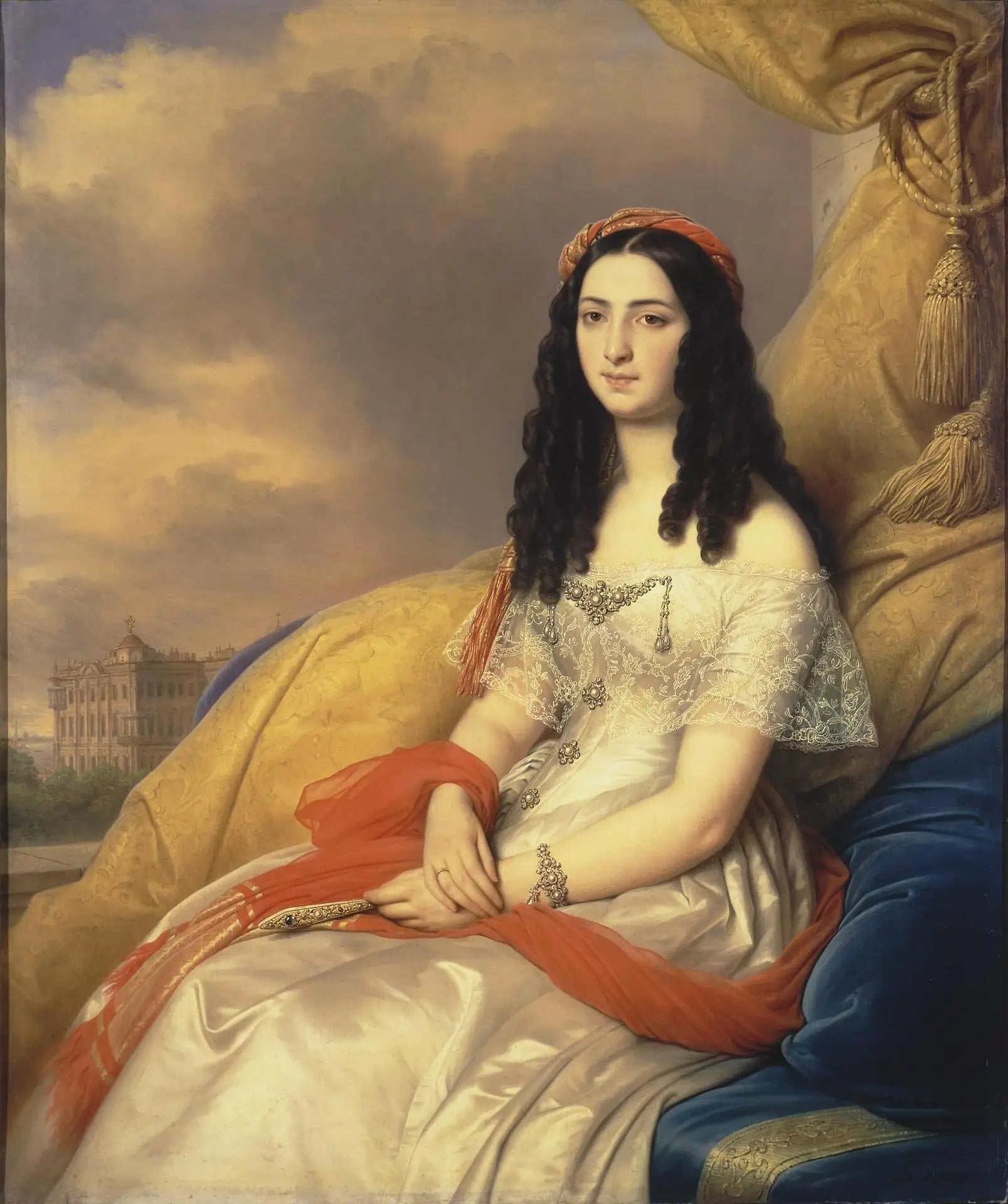 Portrait de la comtesse d'Ash - Charles de Steuben image 1 reproduction réalisée par Alpha Reproduction