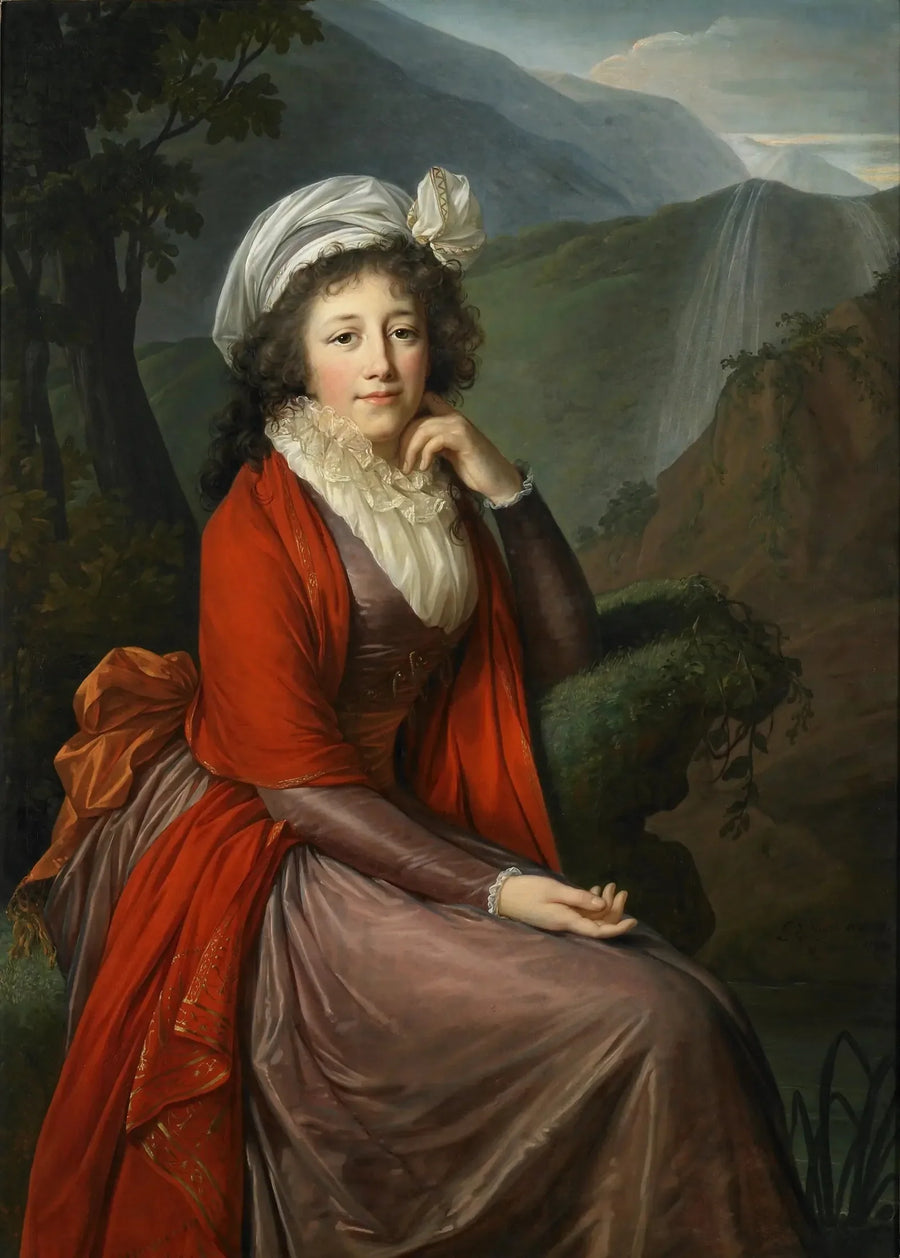 マリア・テレジア・ブクワリー伯爵夫人の肖像画、パール（1746-1818） - エリザベート・ヴィジェ・ル・ブラン

Source:
Portrait de la comtesse Maria Theresia Bucquoi, née Parr (1746-1818) - Élisabeth Vigée Le Brun