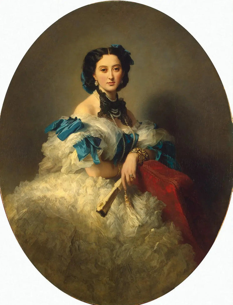 ヴァルヴァラ・ムシナ＝プシキナ伯爵夫人の肖像 - フランツ・ザーヴァー・ウィンターhalter

Source:
Portrait de la comtesse Varvara Musina-Pushkina - Franz Xaver Winterhalter