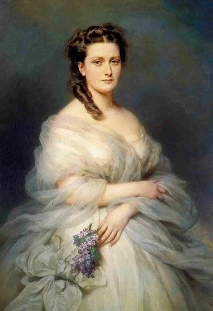 ムシャイ・アンヌ・ムラット公爵夫人の肖像 - フランツ・ザヴェル・ウィンターハルター

Source:
Portrait de la duchesse Anne Murat de Mouchy - Franz Xaver Winterhalter
