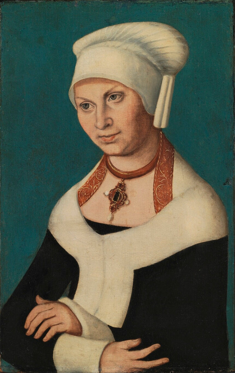 バーバラ・サクス公爵夫人の肖像、1478-1534（ジョルジュ・ル・バルブの妻） - ルーカス・クラナッハ・ザ・エルダー