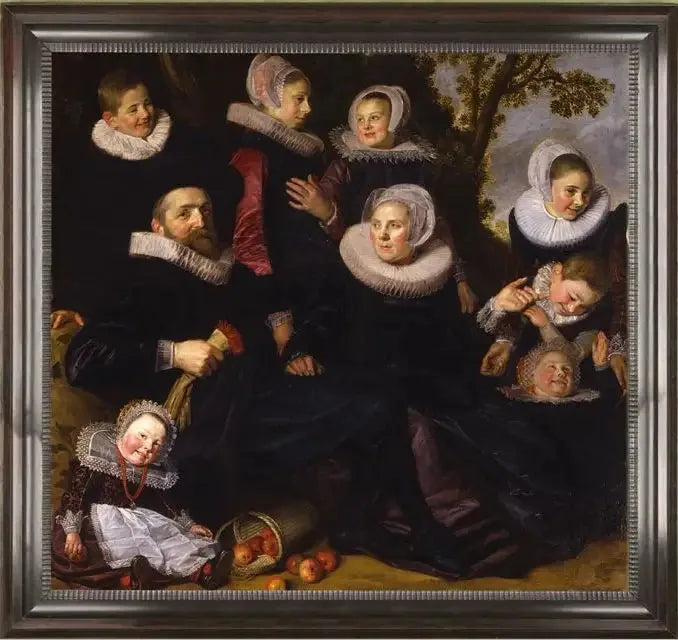 ファン・ハール家族の肖像画と風景（左側の断片） - フランス・ハルス

Source:
Portrait de la famille Van Campen dans un paysage (fragment à gauche) - Frans Hals