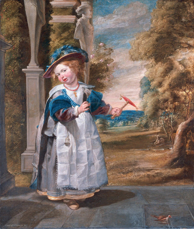 Portrait de la fille du peintre, Anna Catharina Jordaens - Jacob Jordaens