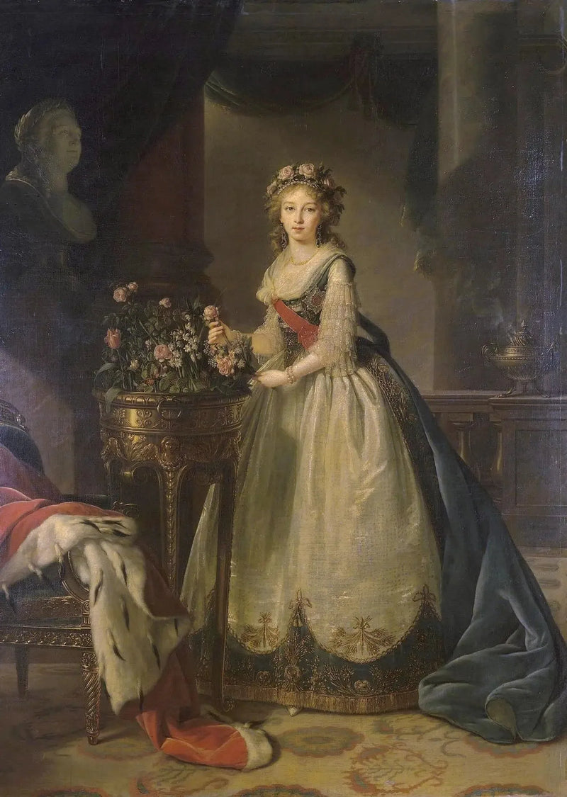エリザヴェータ・アレクセーヴナ大公妃の肖像 - エリザベート・ヴィジェ・ルブラン

Source:
Portrait de la grande-duchesse Elizaveta Alexeyevna - Élisabeth Vigée Le Brun