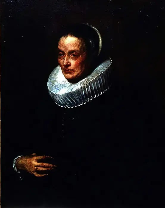 Portrait de la mère de Suttermans - Antoine van Dyck image 1 tableau peint à l’huile sur toile