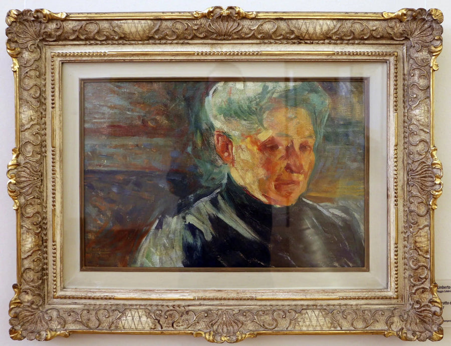 Portrait de la mère - Umberto Boccioni image 1 reproduction artisanale de tableau