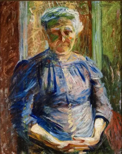 Portrait de la mère - Umberto Boccioni - Alpha Reproduction