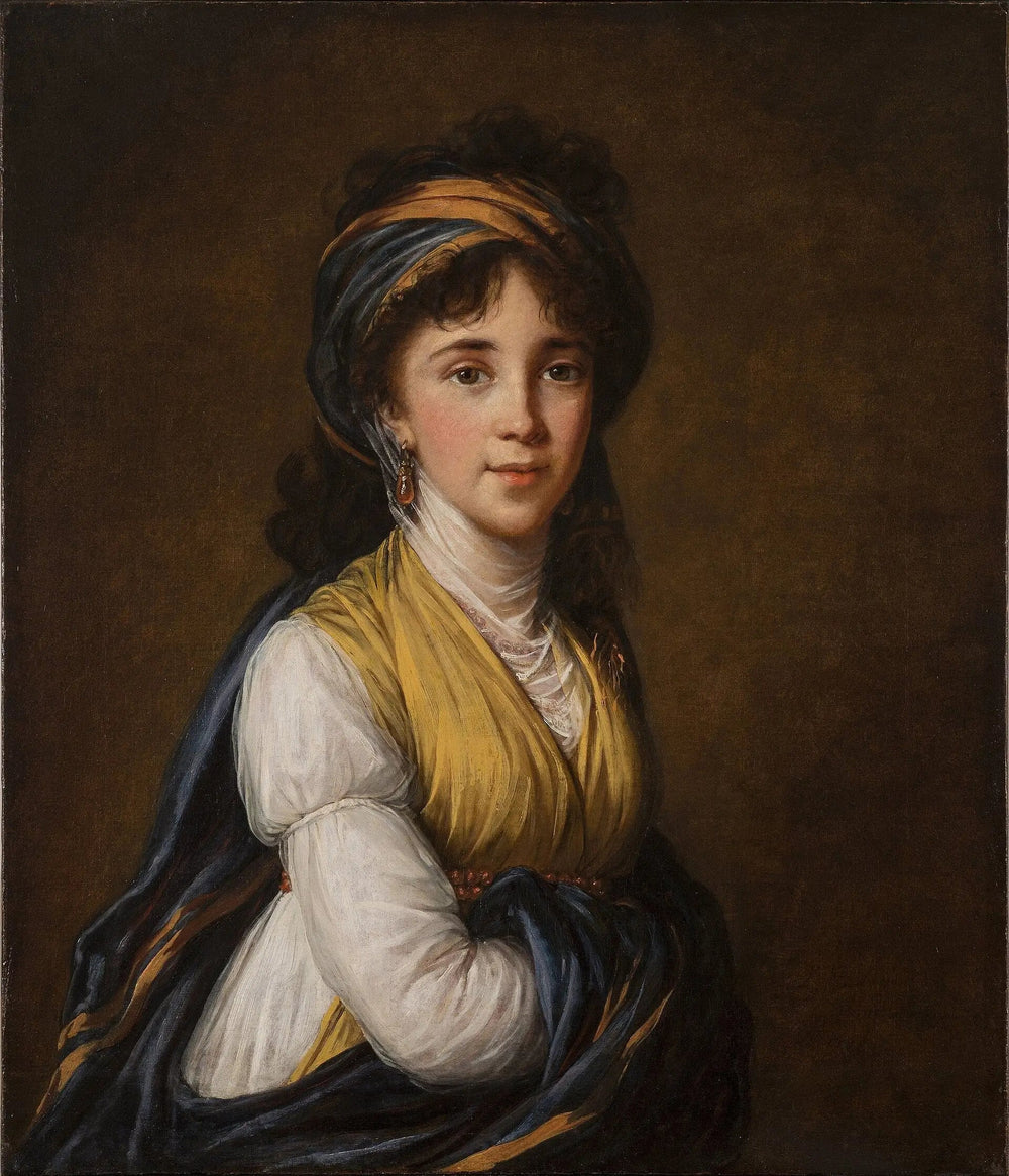 Portrait de la princesse Belozersky - Élisabeth Vigée Le Brun image 1 reproduction artisanale de tableau