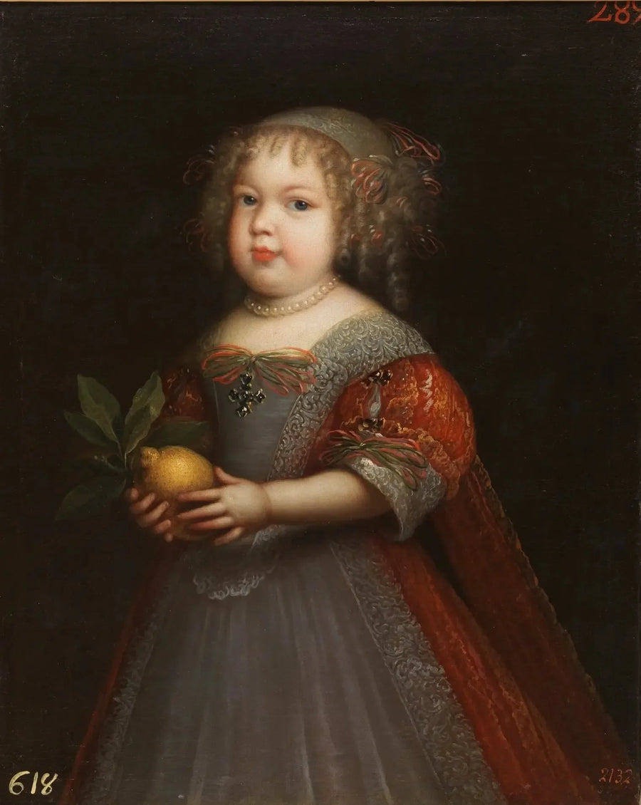 フランスのマリー＝テレーズ王女（1667-1672）の肖像 - ジャン・ノクレ