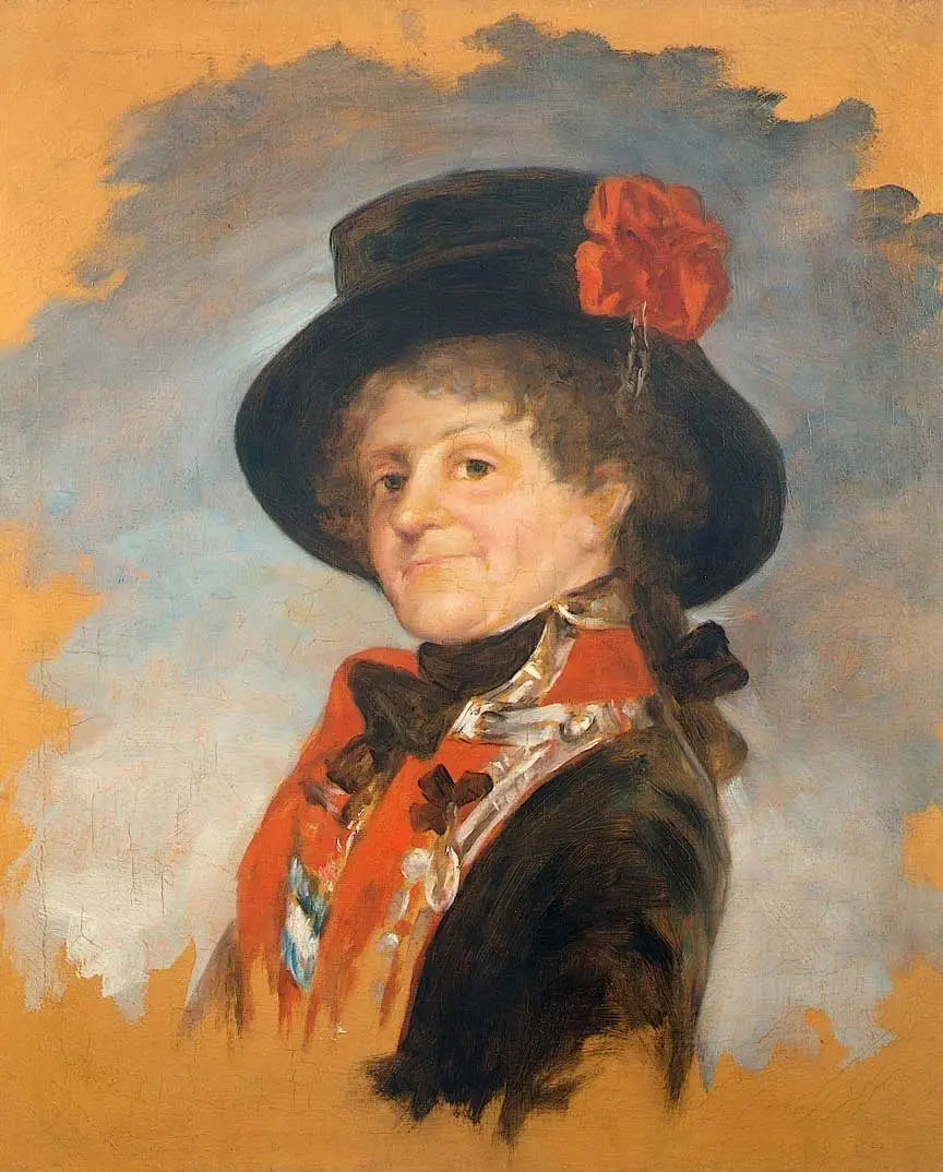 Portrait de la reine Marie-Louise d'Espagne - Francisco de Goya image 1 tableau peint à l’huile sur toile