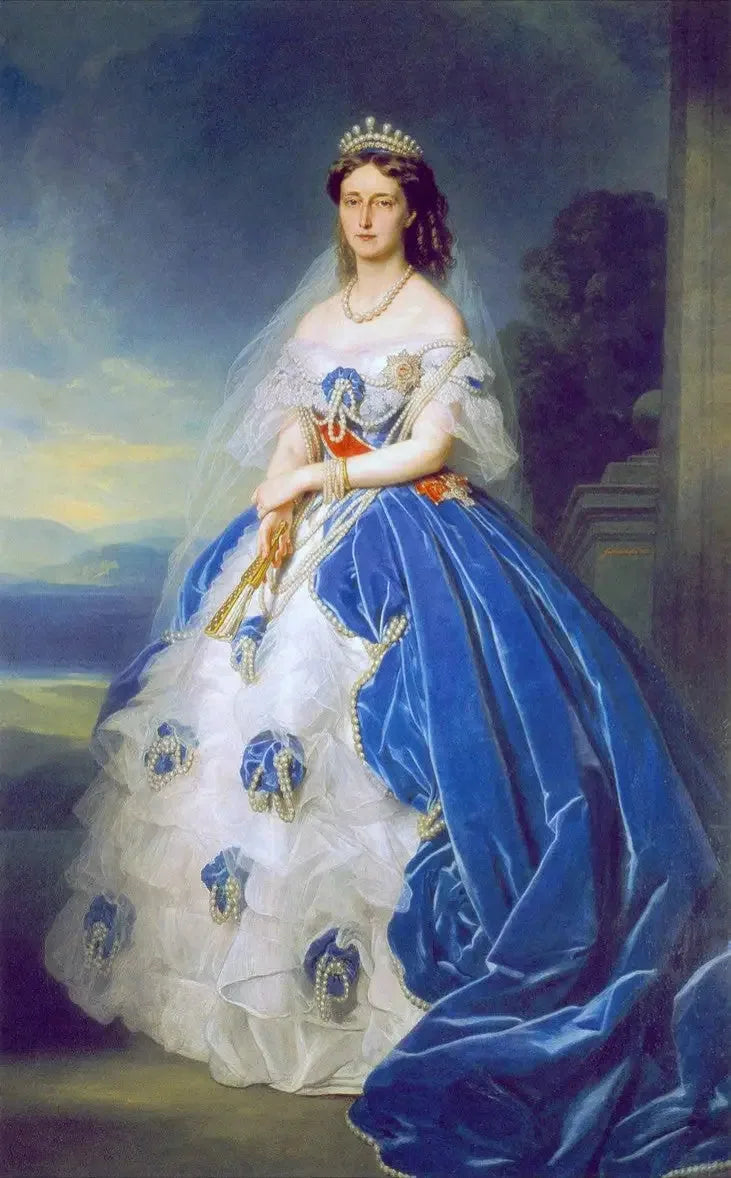 ヴュルテンベルク王妃オルガ（1822-1892）の肖像画 - フランツ・ザヴェル・ウィンターハルター

Source:
Portrait de la reine Olga de Wurtemberg (1822-1892) - Franz Xaver Winterhalter