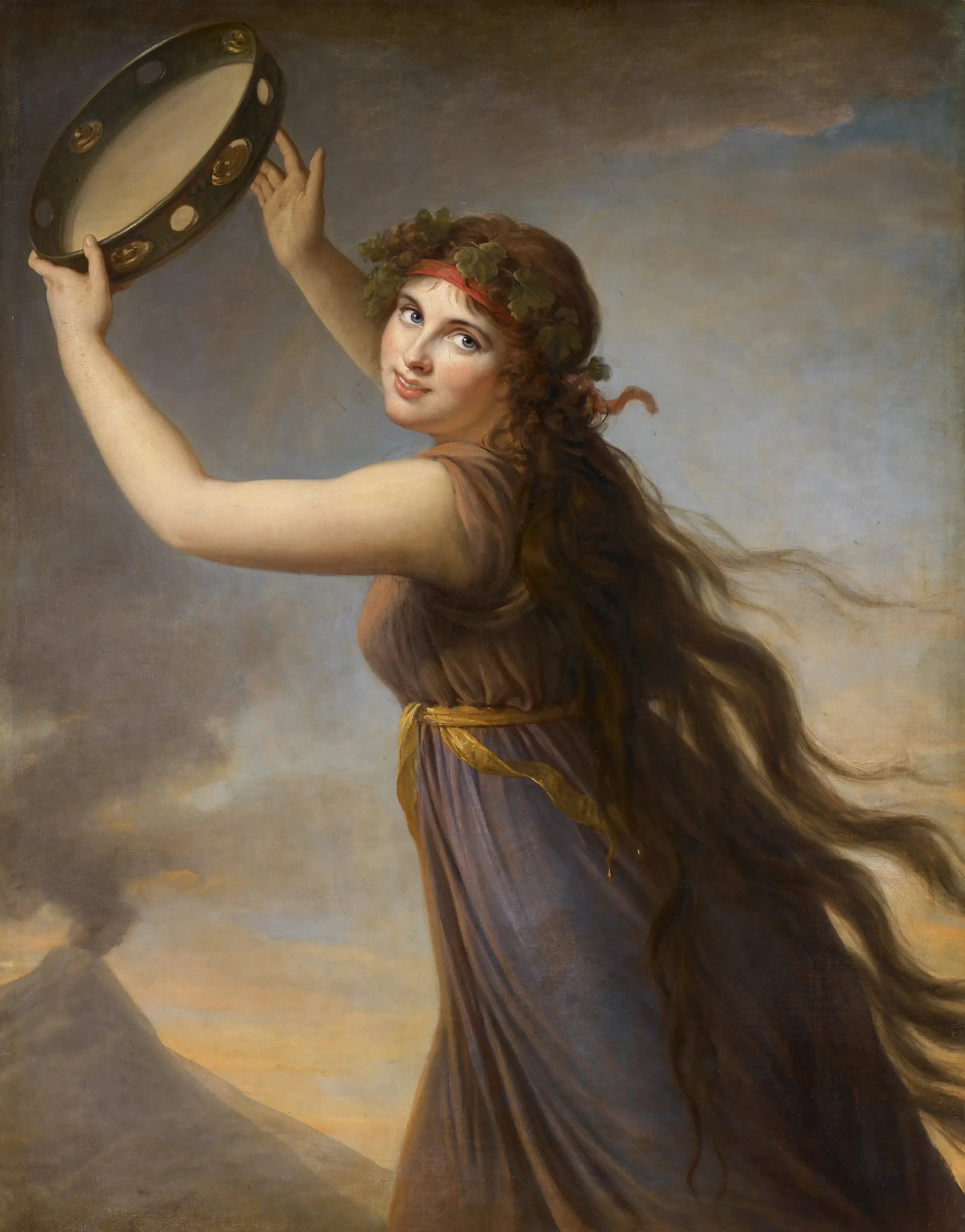 Portrait de Lady Hamilton (1761-1815) - Élisabeth Vigée Le Brun image 1 copie de tableau peinte à la main