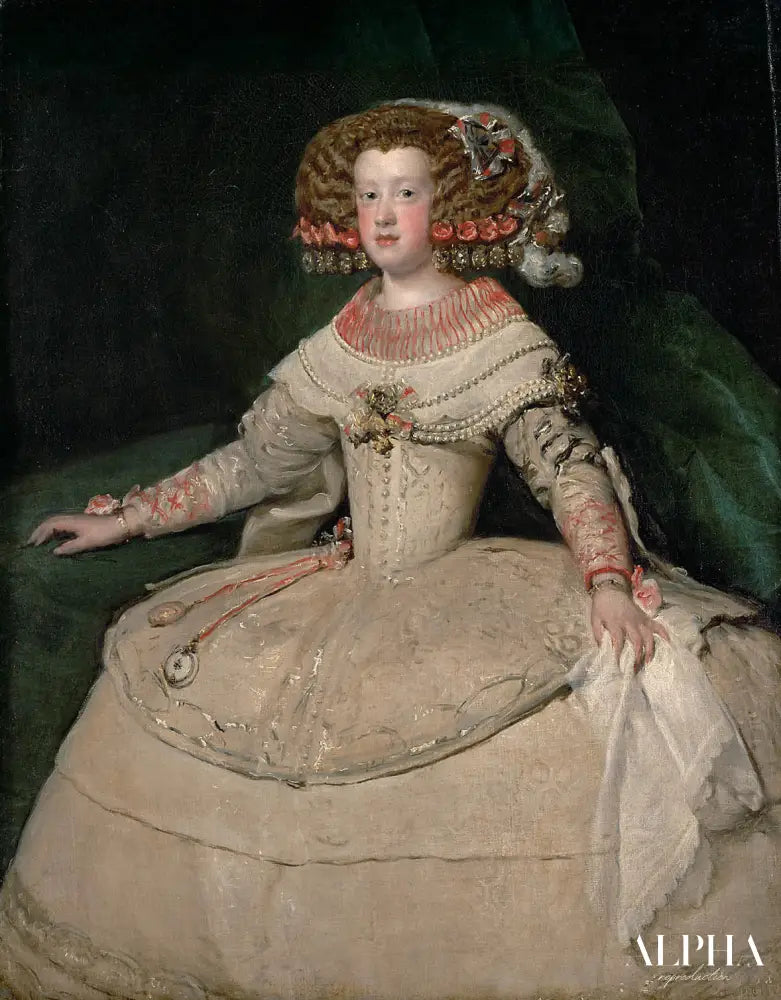 Portrait de l'Infante Marie Thérèse - Diego Velázquez - Reproductions de tableaux et peintures haut de gamme