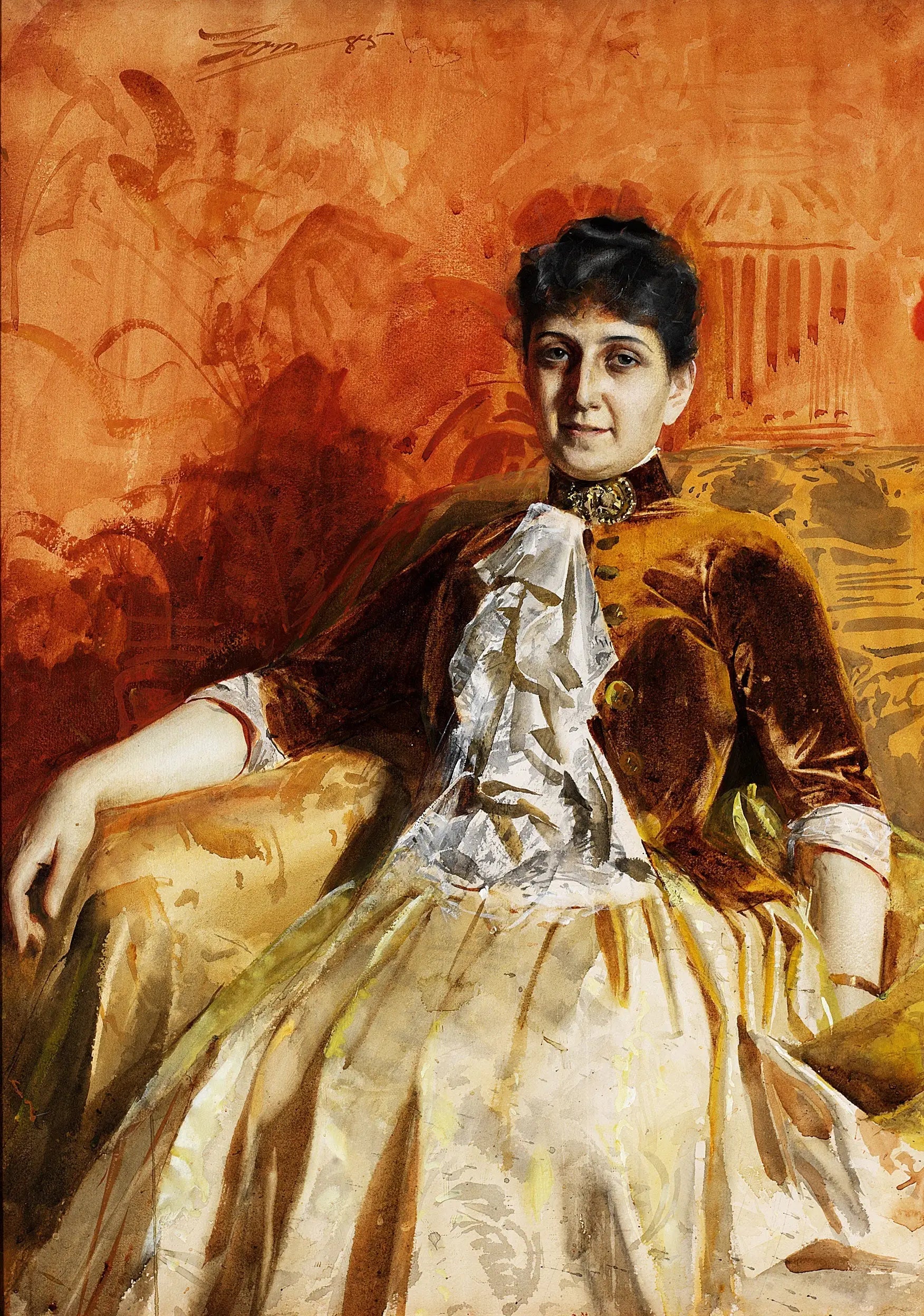 Portrait de Lisen Lamm - Anders Zorn - Alpha Reproduction