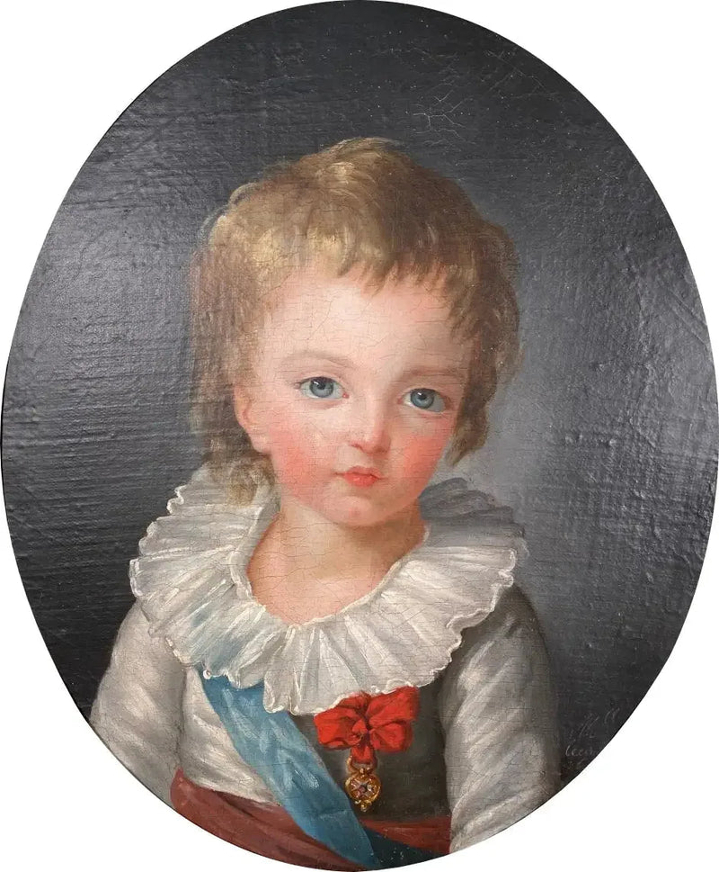 フランスの王太子ルイ＝ジョゼフの肖像画 - マリー＝ギヨレーヌ・ブノワスト