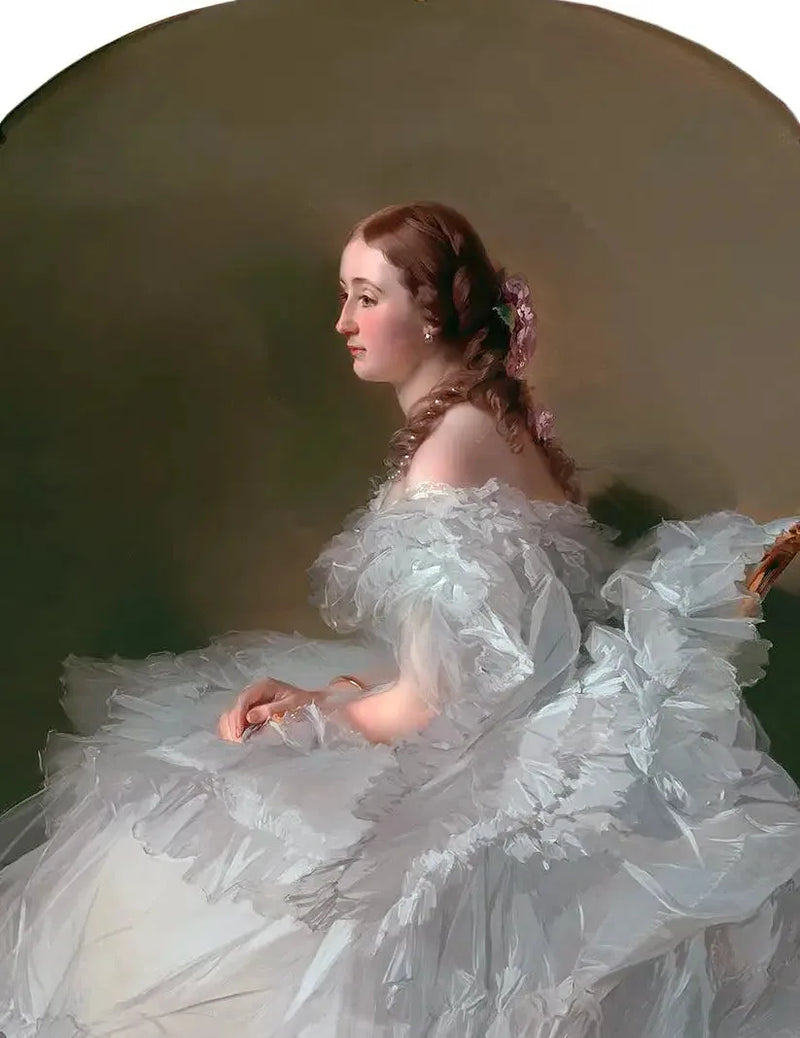 リディア・シャベルスキー、スタール＝ホルシュタイン女男爵の肖像 - フランツ・ザーヴァー・ウィンターhalter

Source:
Portrait de Lydia Schabelsky, baronne Staël-Holstein - Franz Xaver Winterhalter
