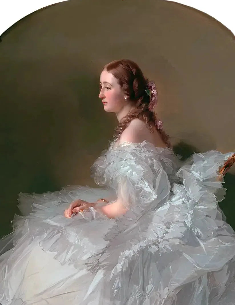 リディア・シャベルスキー、スタール＝ホルシュタイン女男爵の肖像 - フランツ・ザーヴァー・ウィンターhalter

Source:
Portrait de Lydia Schabelsky, baronne Staël-Holstein - Franz Xaver Winterhalter