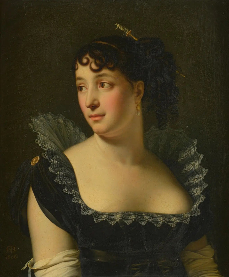 ヴェックス夫人ベルトンの胸像の肖像 - アンヌ＝ルイ・ジロデ

Source:
Portrait de Madame Bertin de Veaux en buste - Anne-Louis Girodet