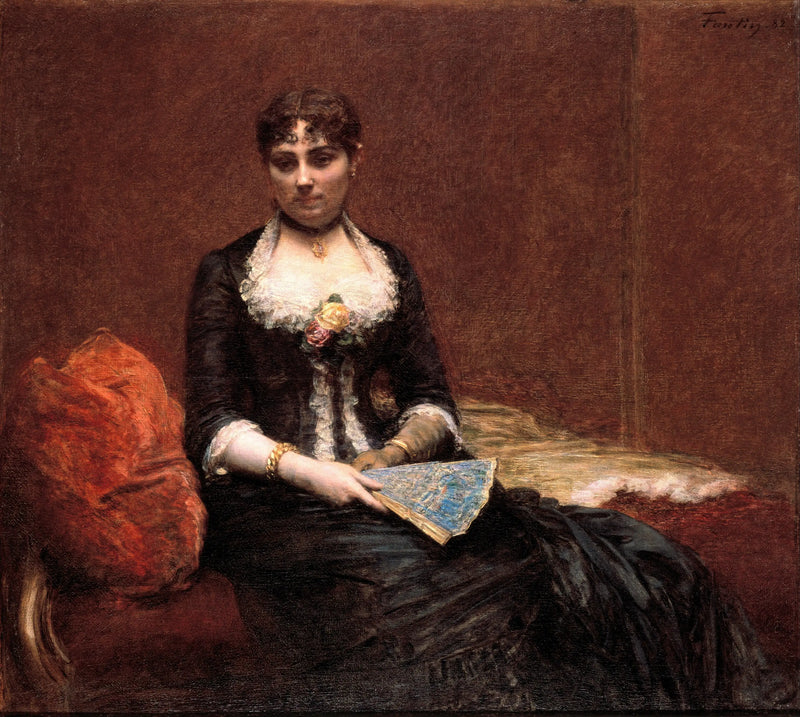 マダム・レオン・メートルの肖像（Portrait de Madame Léon Maître） - アンリ・ファンタン＝ラトゥール

Source:
Portrait de Madame Léon Maître (Portrait de Madame Léon Maître) - Henri Fantin-Latour