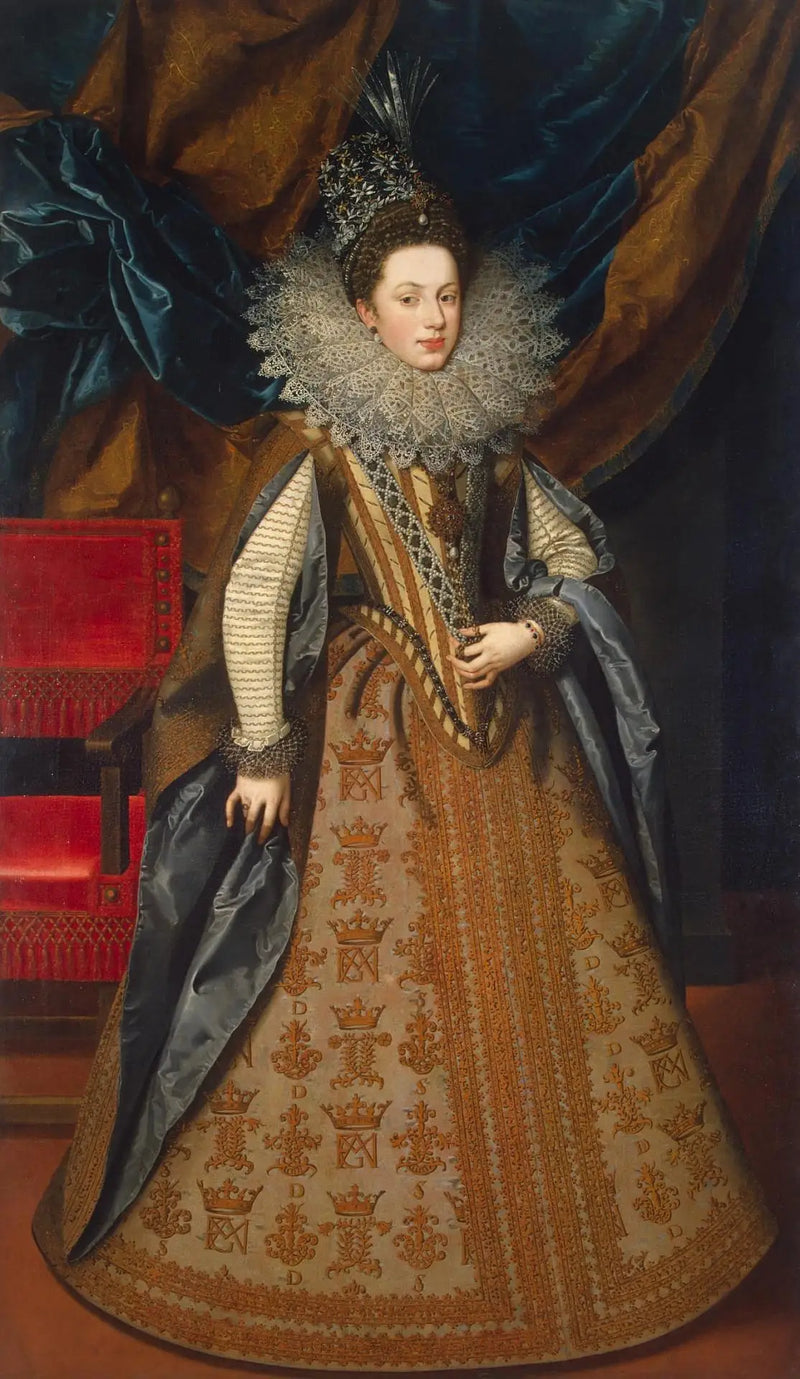 マルグリット・ド・サヴォワ、マントヴァ公爵夫人の肖像画

Source:
Portrait de Marguerite de Savoie, duchesse de Mantoue - Frans Pourbus the Younger