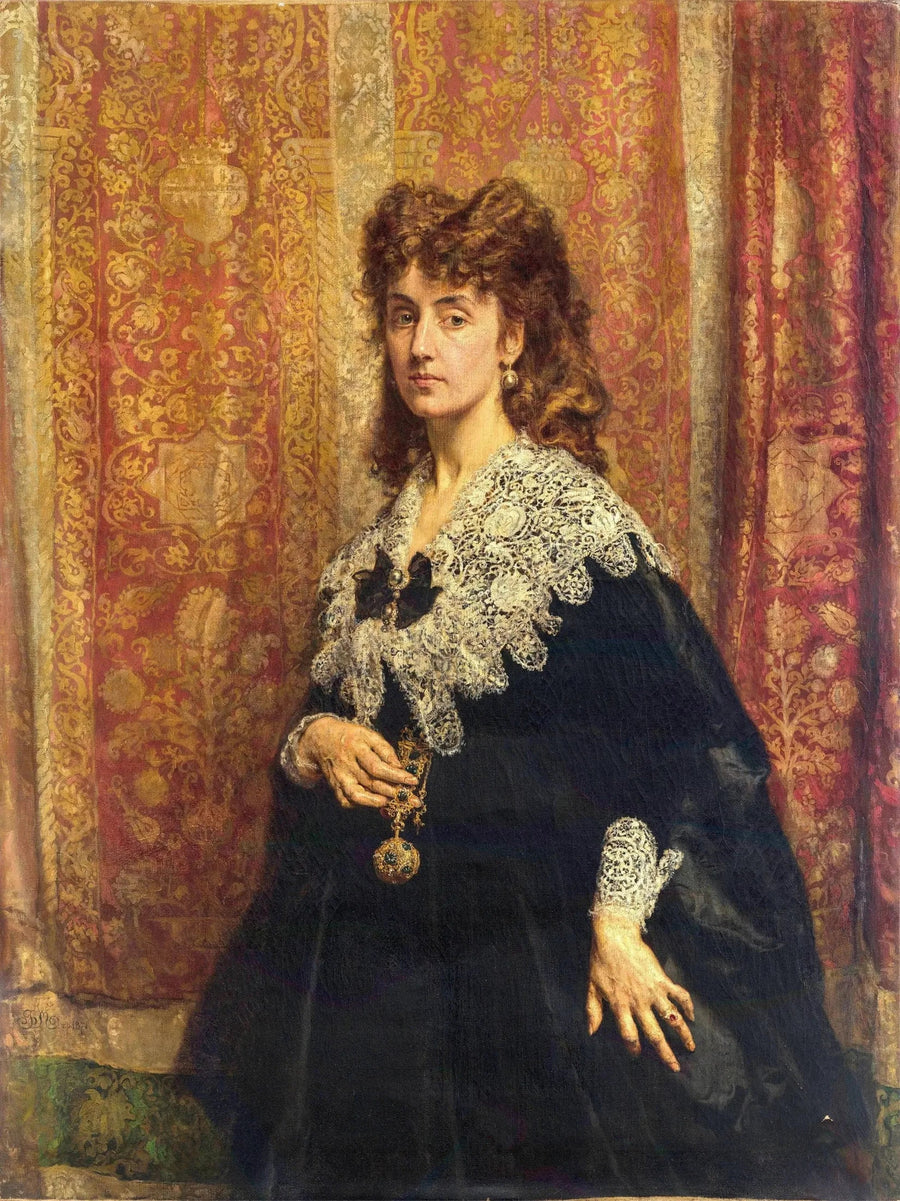 マリア・プスウォフスカ（1845-1926）の肖像 - ヤン・マテイコ

Source:
Portrait de Maria Pusłowska (1845-1926) - Jan Matejko