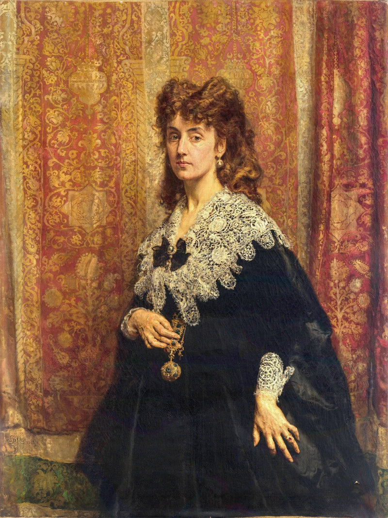 マリア・プスウォフスカ（1845-1926）の肖像 - ヤン・マテイコ

Source:
Portrait de Maria Pusłowska (1845-1926) - Jan Matejko