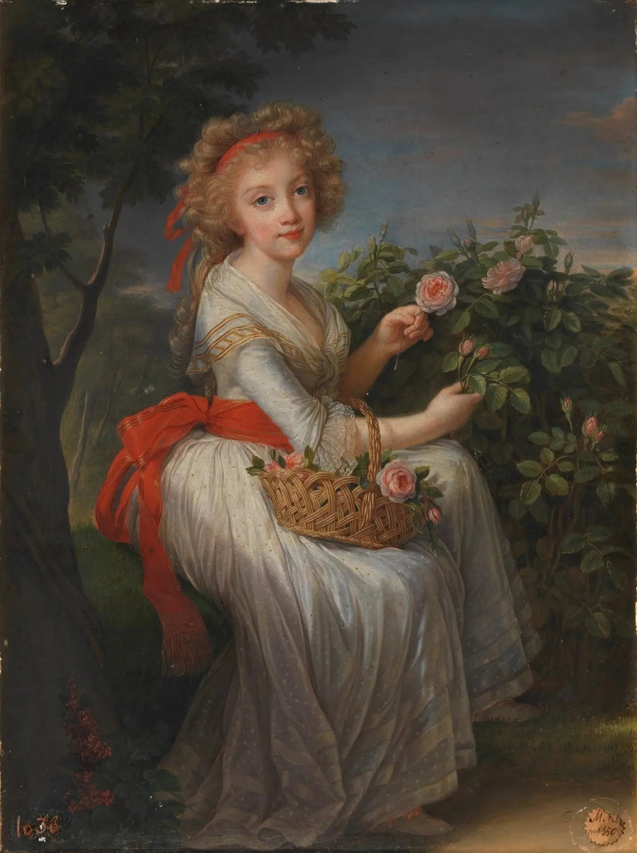 マリー＝クリスティーヌ・ド・ナポリとシチリアの肖像画 - エリザベット・ヴィジェ・ル・ブラン

Source:
Portrait de Marie-Christine de Naples et de Sicile - Élisabeth Vigée Le Brun