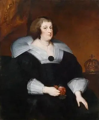 フランスのメディシスのマリーの肖像、王妃母（1575-1642） - アントワーヌ・ヴァン・ダイク

Source:
Portrait de Marie de Médicis de France, reine-mère (1575-1642) - Antoine van Dyck