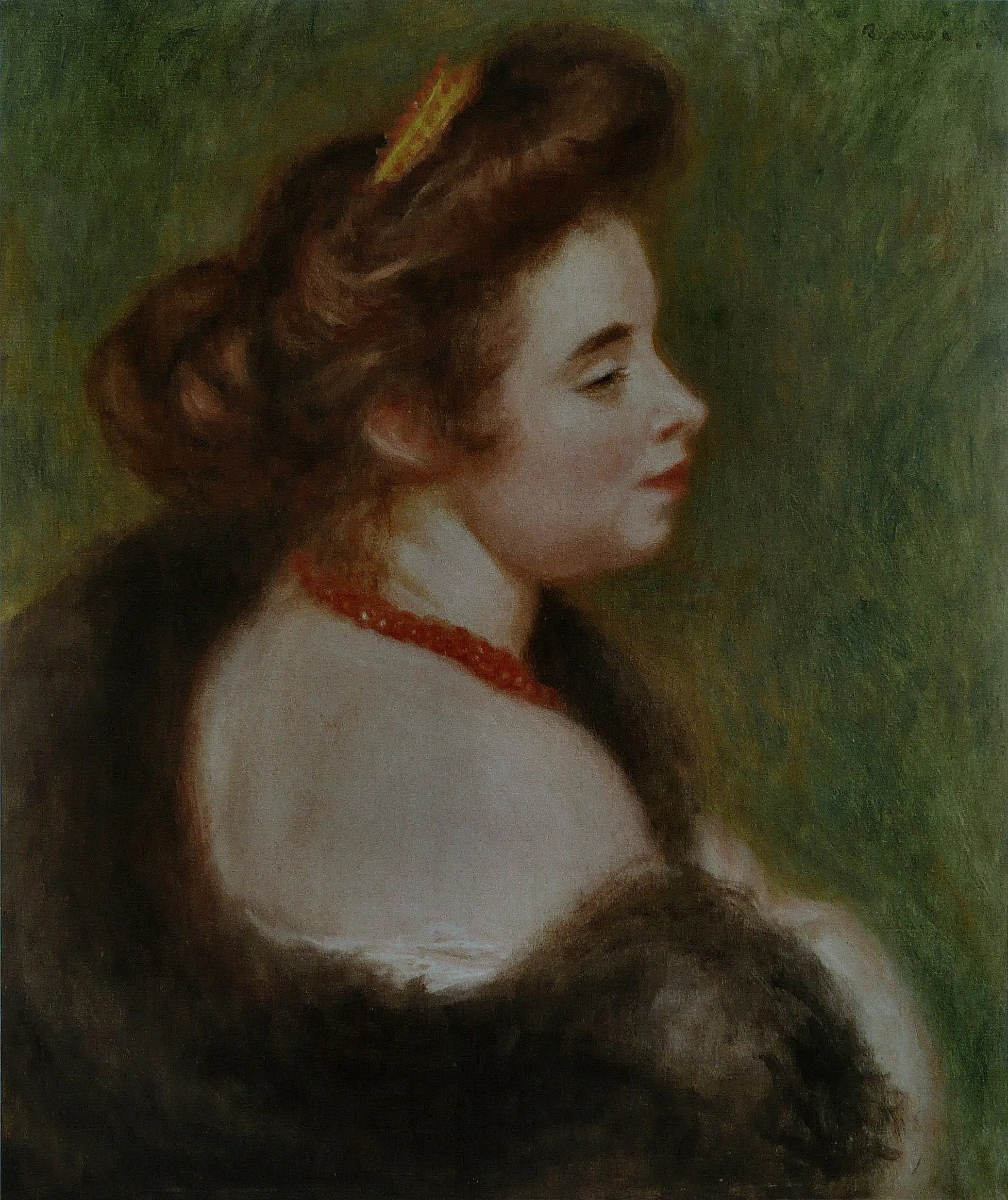 Portrait de Marthe Denis - Pierre-Auguste Renoir image 1 tableau peint à l’huile sur toile