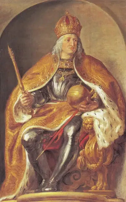 神聖ローマ帝国皇帝マクシミリアン1世（1459-1519）の肖像（ポンパ・イントロイトゥス・フェルディナンド）、1634-1635年 - ピーテル・パウル・ルーベンス